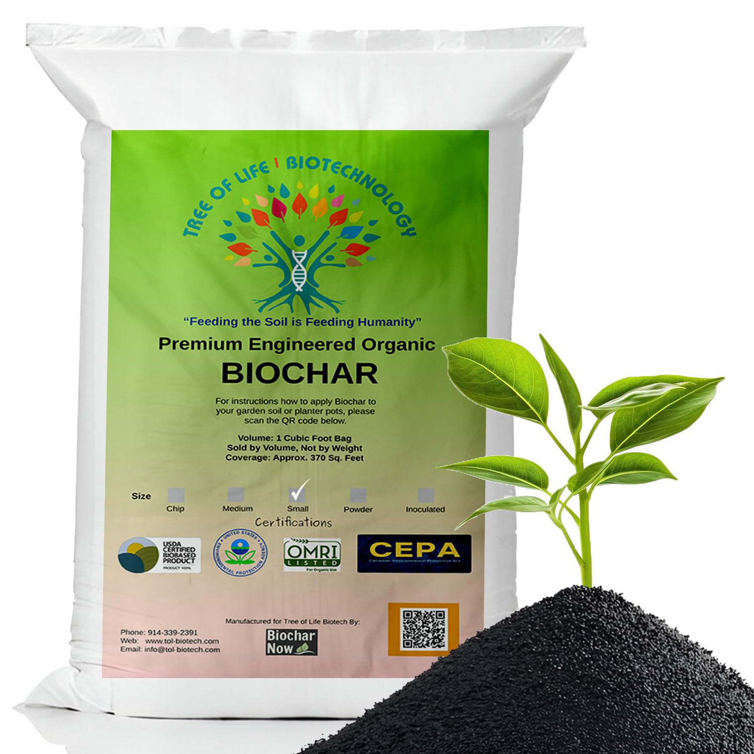 Premium Engineered Biochar (Small)