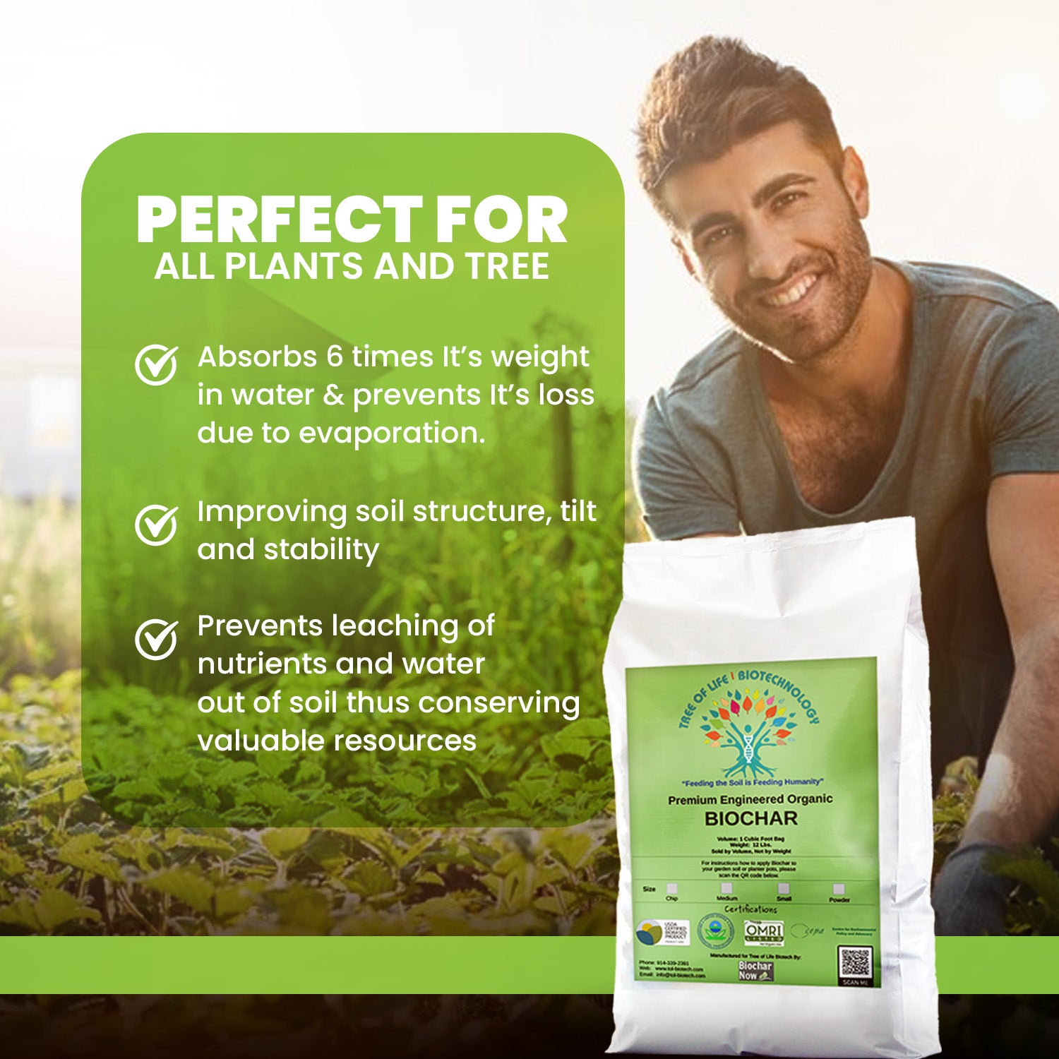 Premium Engineered Biochar (Medium)